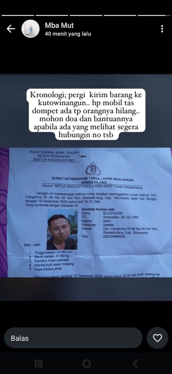 Sempat Dilaporkan Hilang, Seorang Pria Ditemukan Tewas Tergantung Di GazeBo